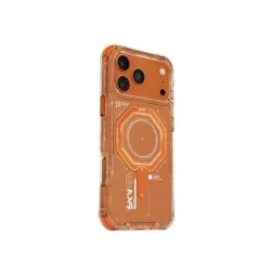 Iphone 17 Pro Skin Arma Magma Case - Built-In Magsafe Charging With Modern Orange Design - 6.3"